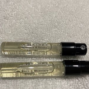 Jo Malone spray samples honeysuckle and lime basil